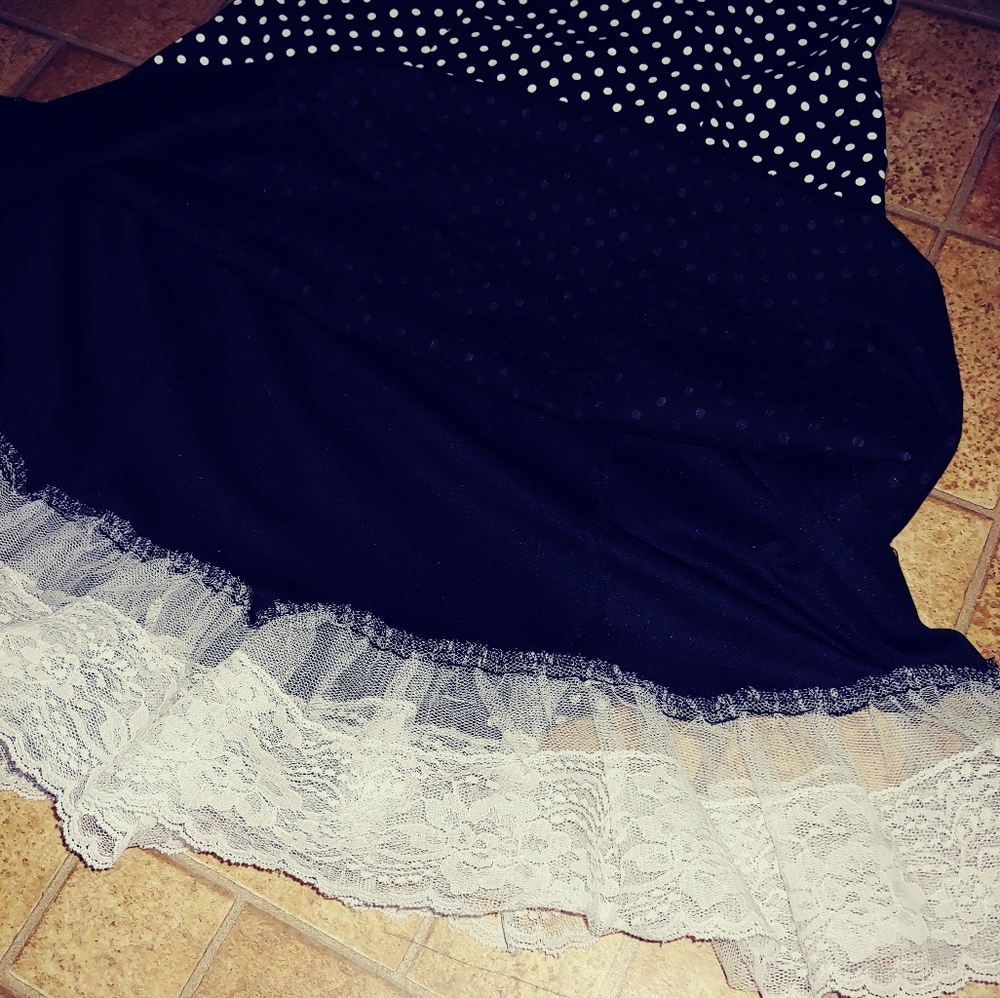 Vintage Retro Pinup Polka Dot Halter Sweetheart - Picture 8 of 8